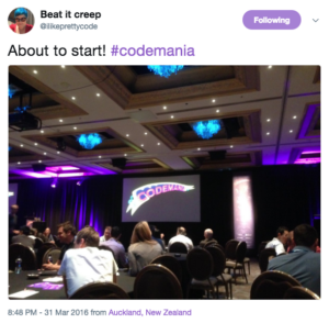 codemania tweet