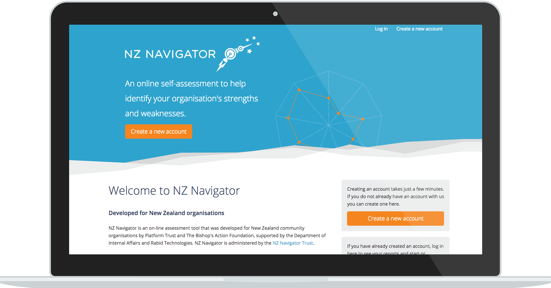 NZ Navigator website service design